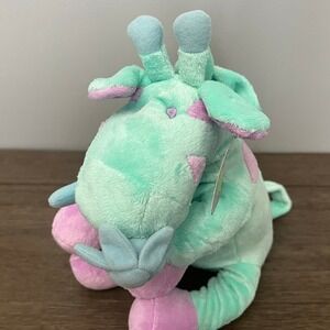 Sugar Loaf Soft Baby Dragon with Blue Flower Plush 12"
